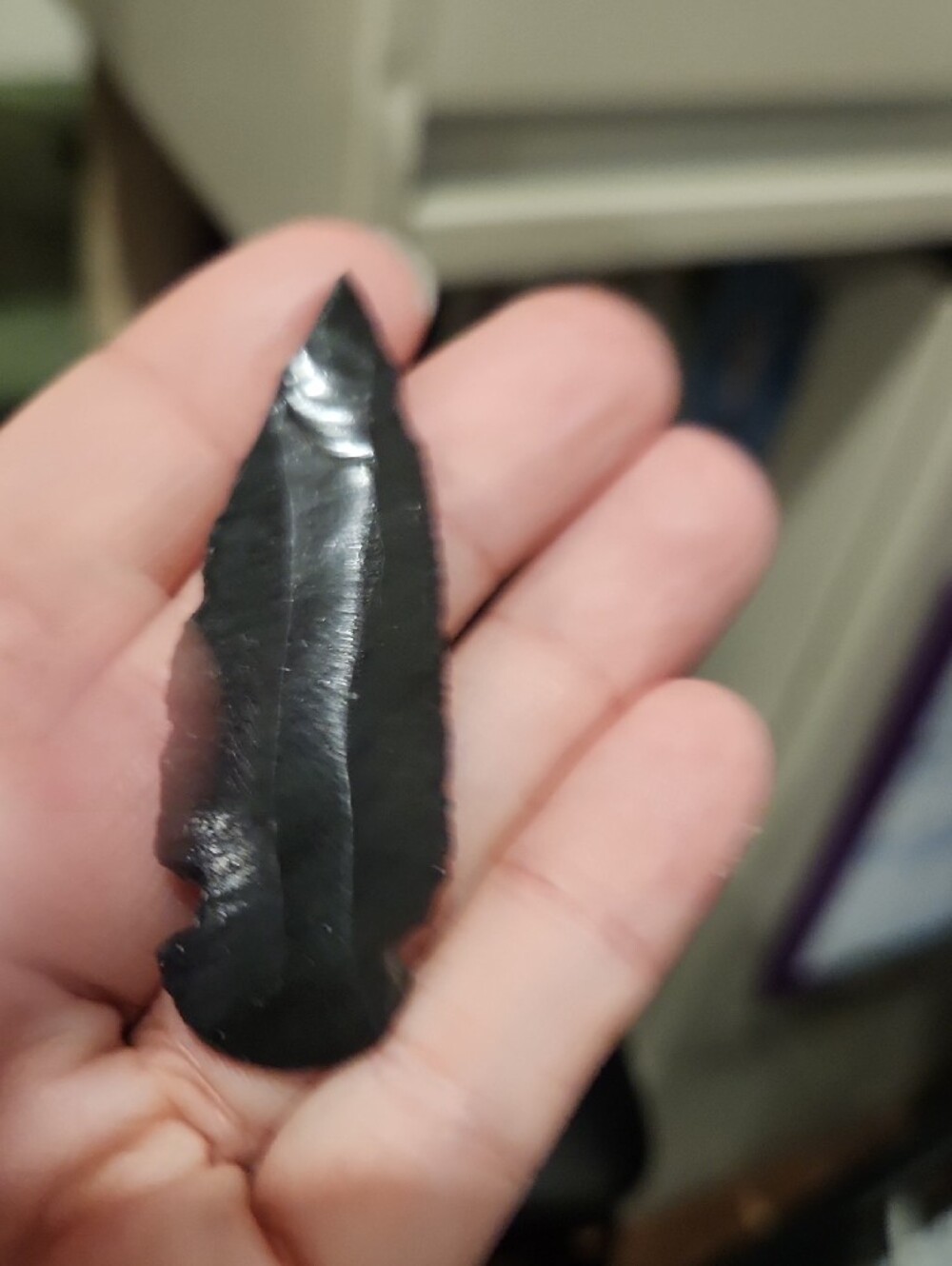 Pyrite Nugget, Obsidian Arrowhead, Mahogany Obsidian Arrowhead - Picture 10 of 12
